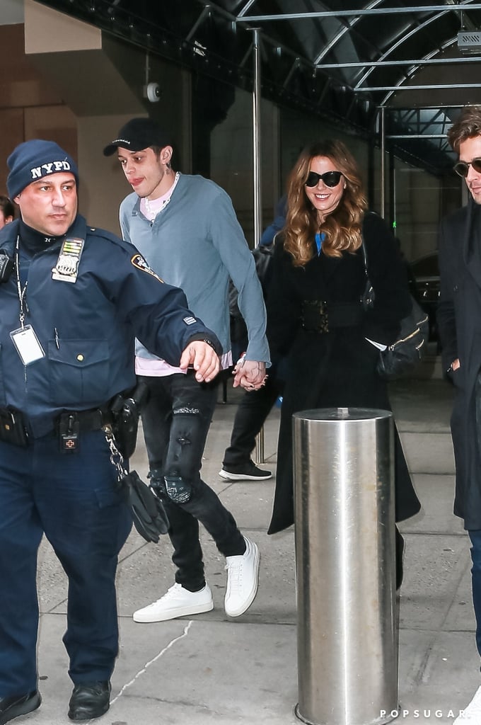 Pete Davidson and Kate Beckinsale Holding Hands March 2019