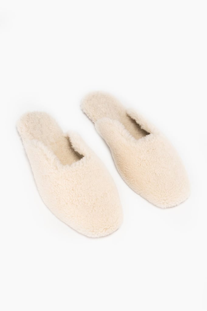 Sleeper Cream Shearling Slippers