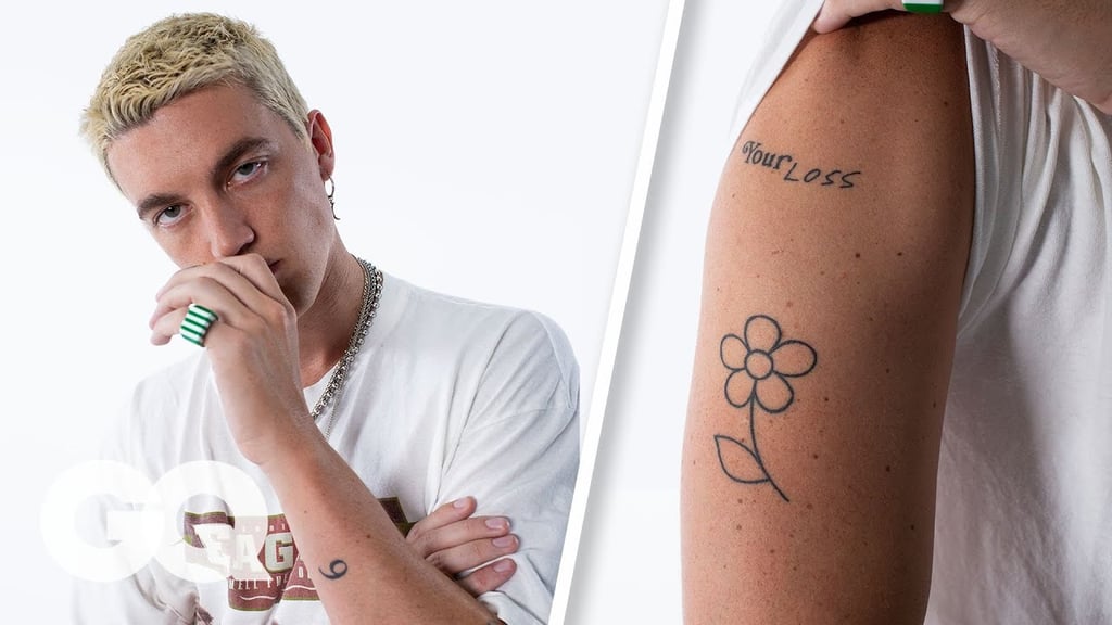 Halsey's Dice Tattoo