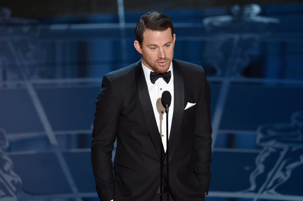 "He's the real deal, pants down. Hands down. Did I say pants down?" — On Channing Tatum