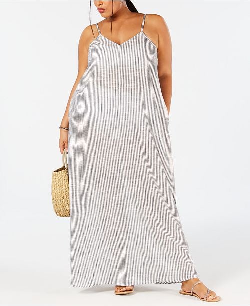 Raviya Cotton Printed Maxi Cover-Up