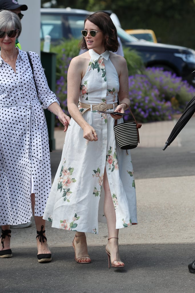 David Beckham and Claire Foy With Their Moms at Wimbledon