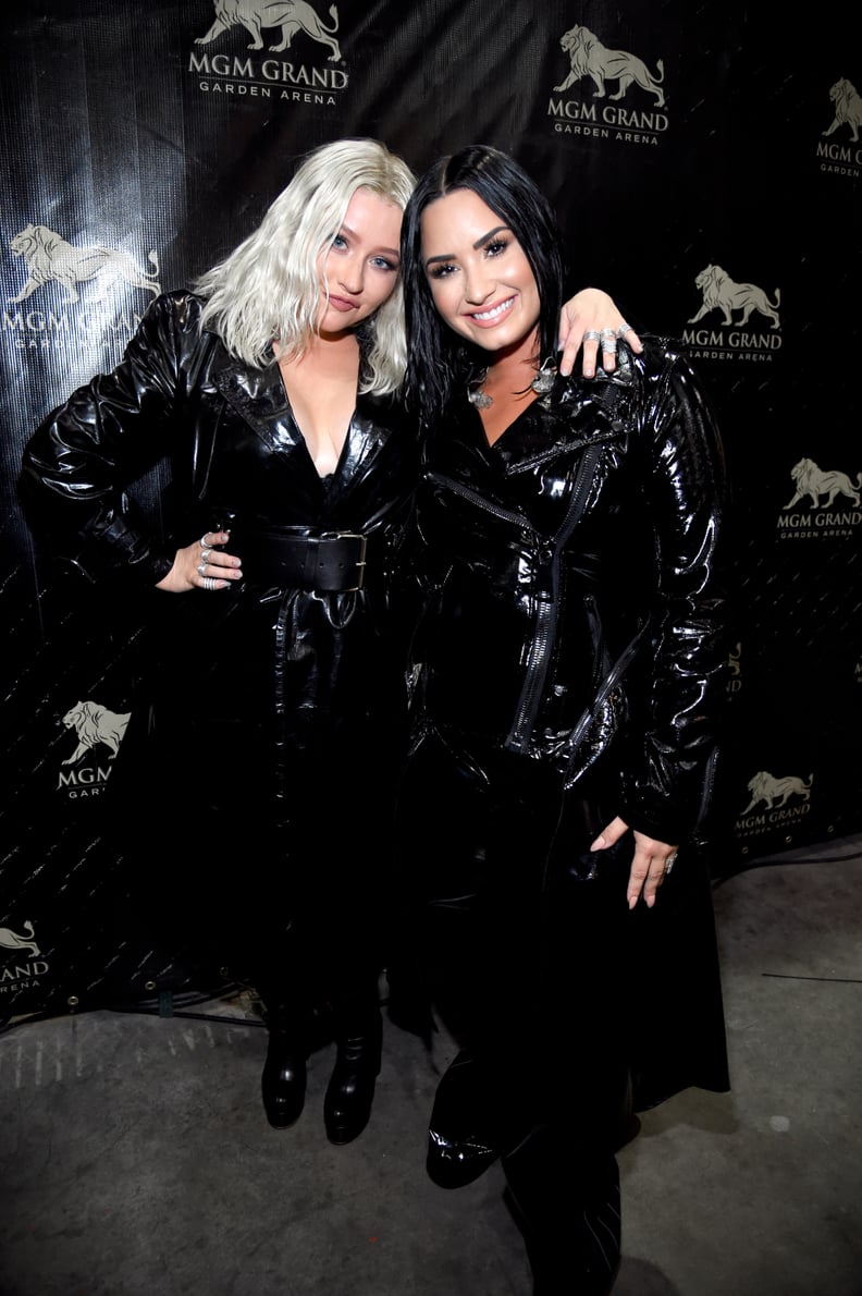 Christina Aguilera and Demi Lovato