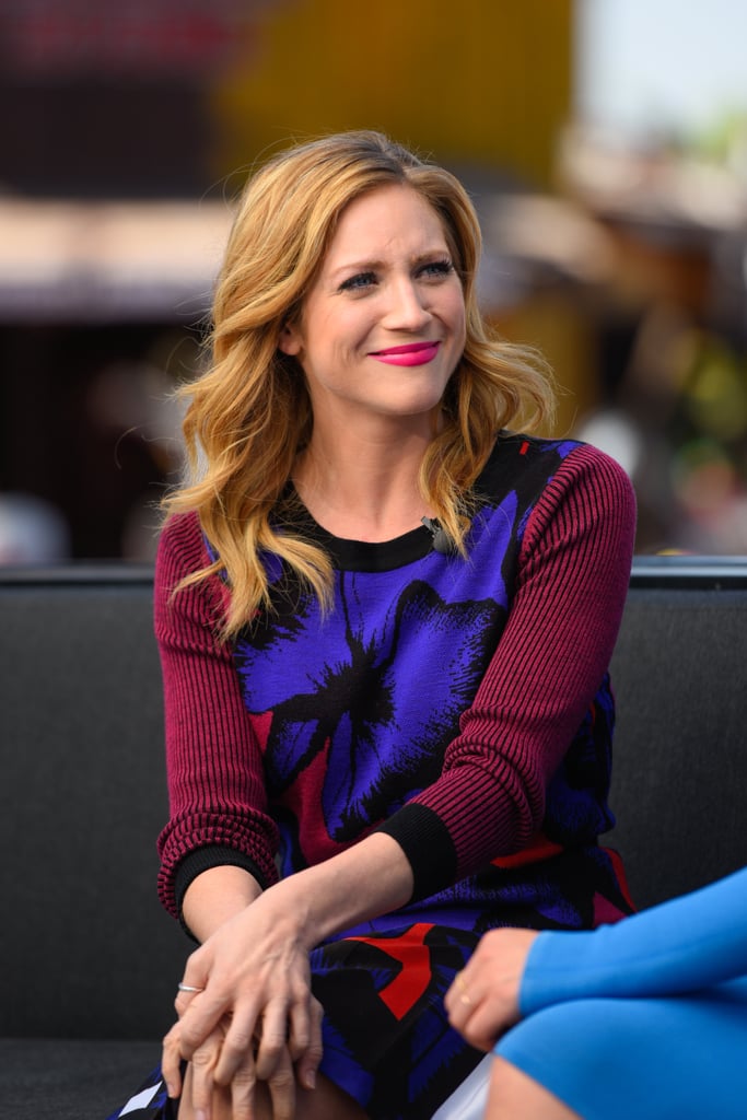 Brittany Snow made a gorgeous appearance on Extra on Thursday in LA.
