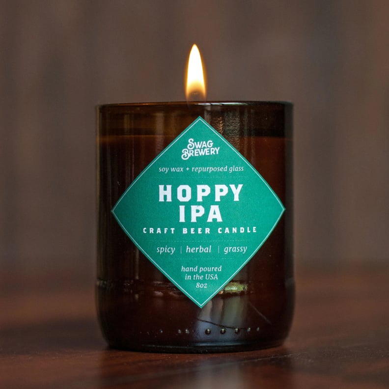 A Brew-Based Etsy Gift For Him: Hoppy IPA Brew Candle