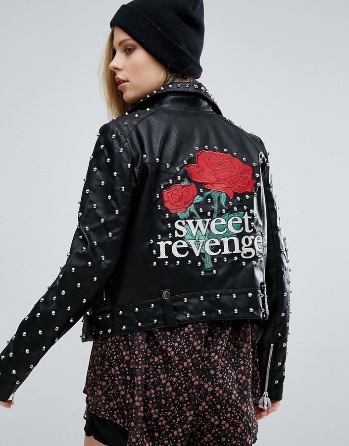 Pull&Bear Pull & Bear Star Studded Jacket