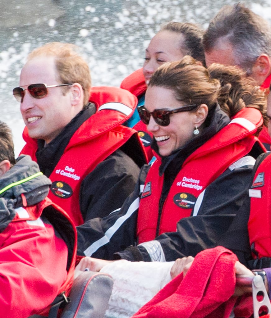 In April, the royal couple rocked sunglasses for a day out on the water in Queenstown, New Zealand.
