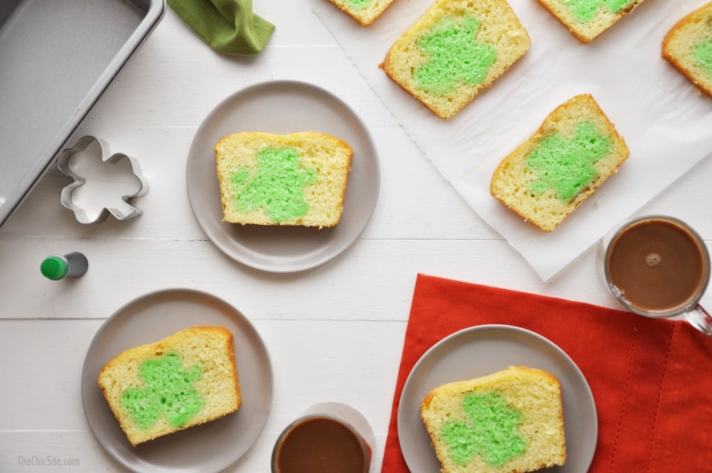 Shamrock Pound Cake