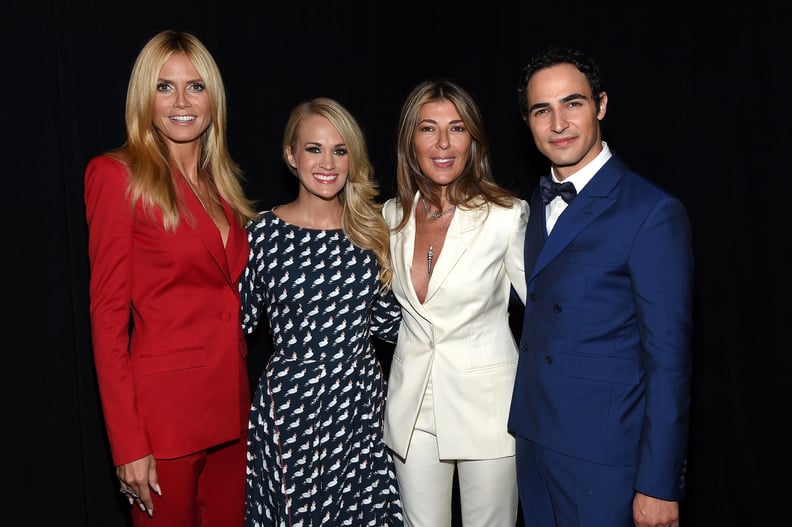 Heidi Klum, Carrie Underwood, Nina Garcia, and Zac Posen