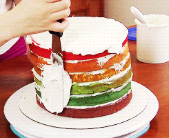 Hmm, what's new on Pinterest? It's a good time to bake this rainbow cake I keep seeing. 
Source: Giphy