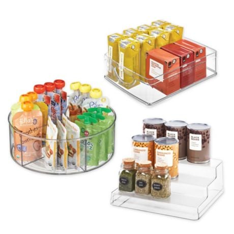 iDesign Plastic Cabinet Organiser Collection