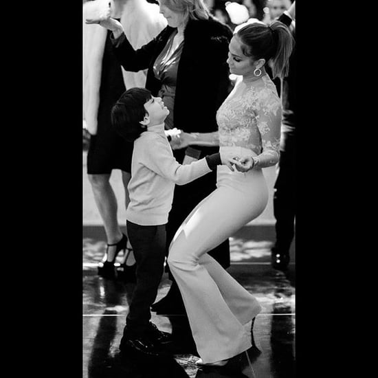 Jennifer Lopez Dancing With Her Twins at Kris Jenner's Party
