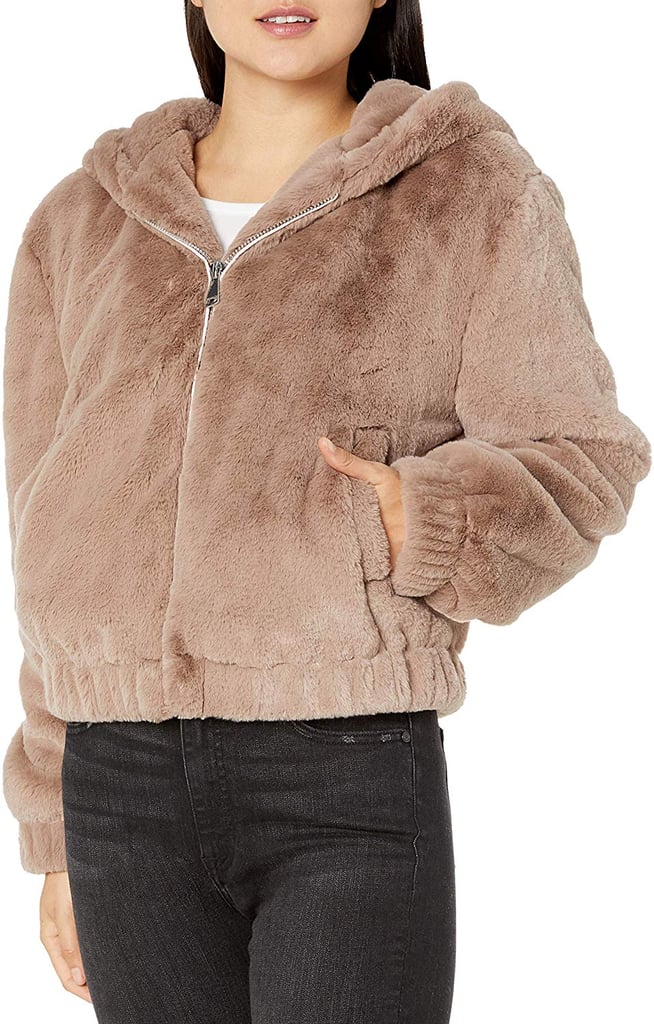 The Drop Sloane Faux-Fur Zip -Front Hooded Bomber Jacket | Best Amazon ...