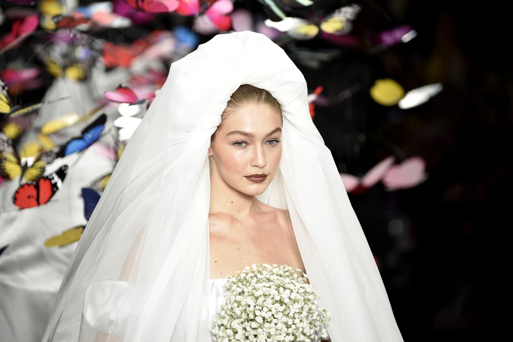 Gigi Hadid Moschino Bride Milan Spring 2019