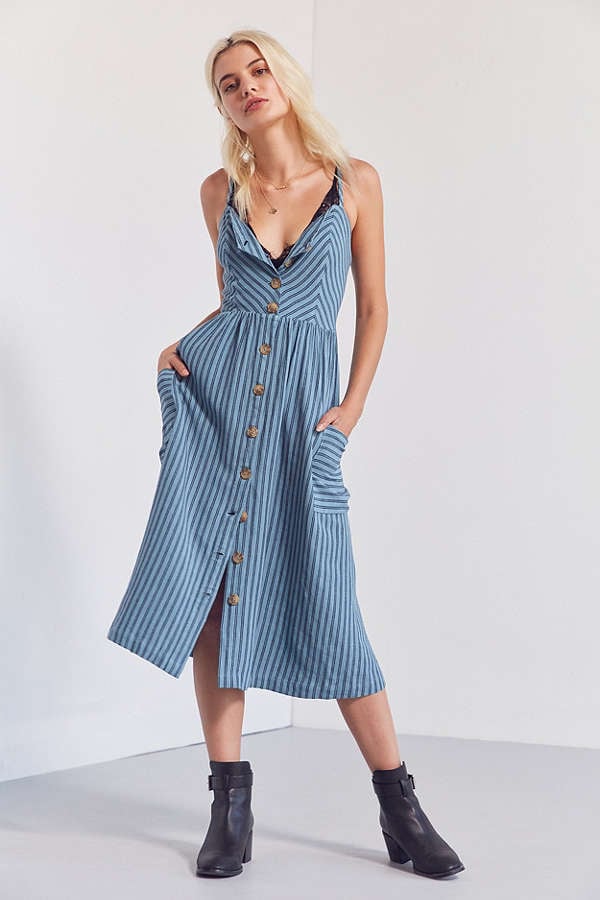 Cooperative Emilia Linen Button-Down Dress
