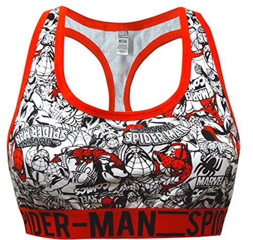 Marvel Comics Spider-man Racerback Bra ($15)
