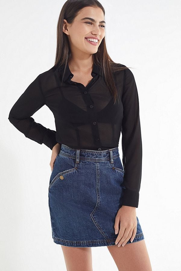 UO Longhorn A-Line Skirt