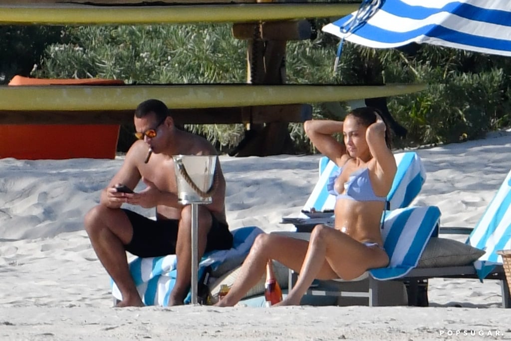 Jennifer Lopez and Alex Rodriguez in the Bahamas March 2019