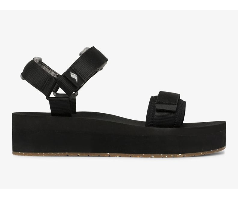 Black Platform Sandals: Keds Trio Platform