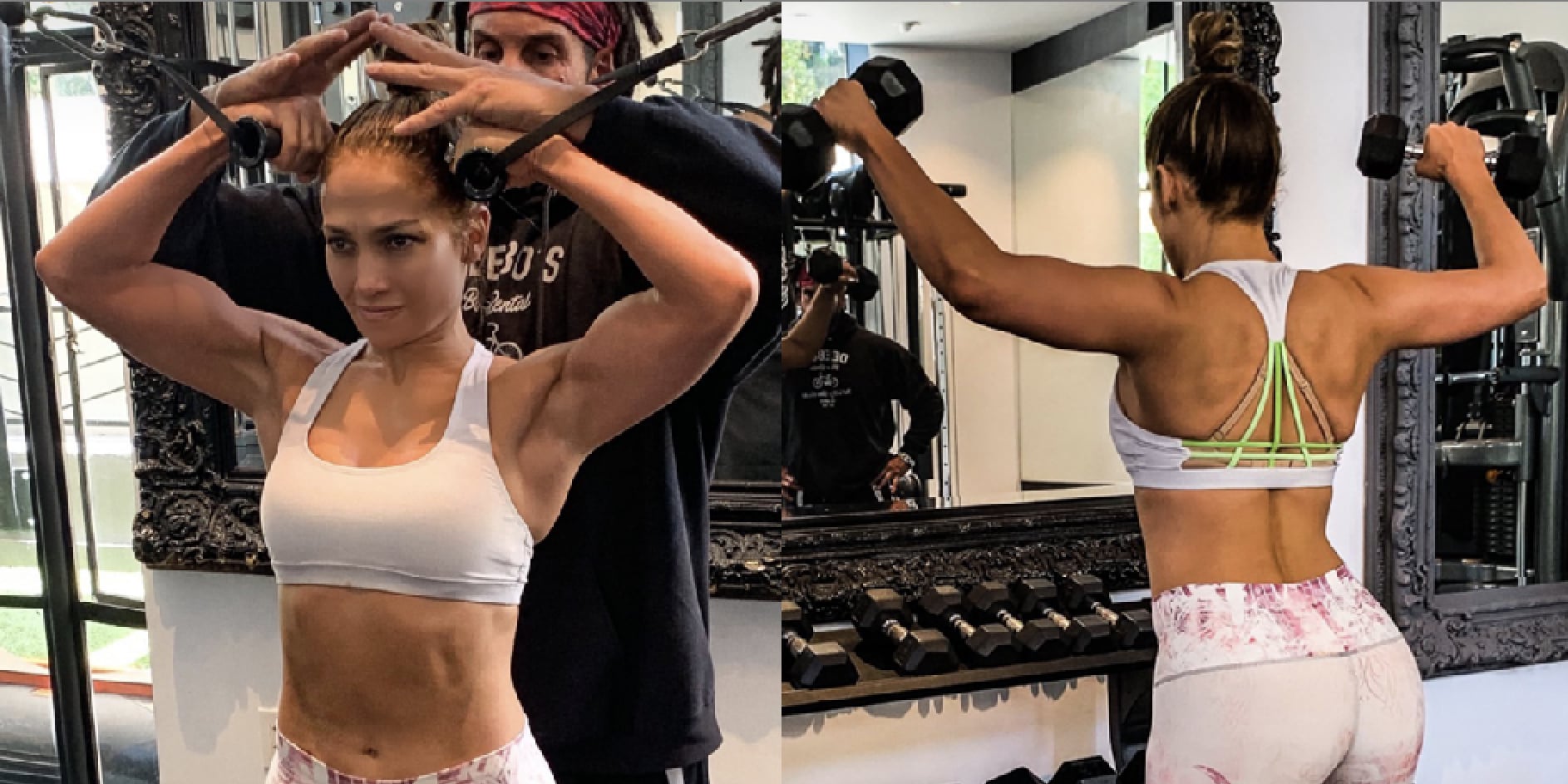 Jennifer Lopez Abs and Back Exercises PS Fitness