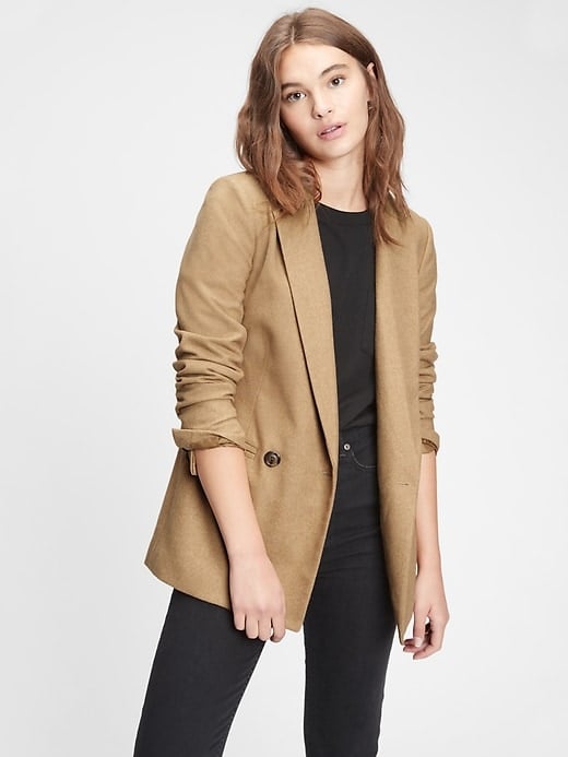 Gap Double-Breasted Blazer | Gap Friends and Family Sale Best Deals ...
