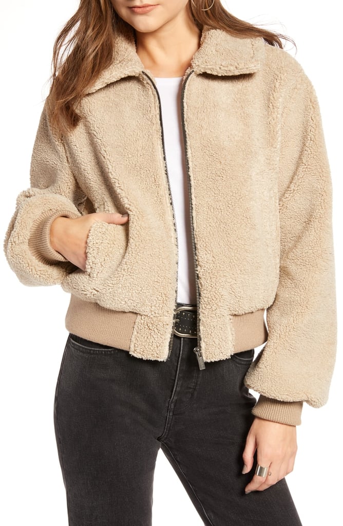 Crop Aviator Jacket