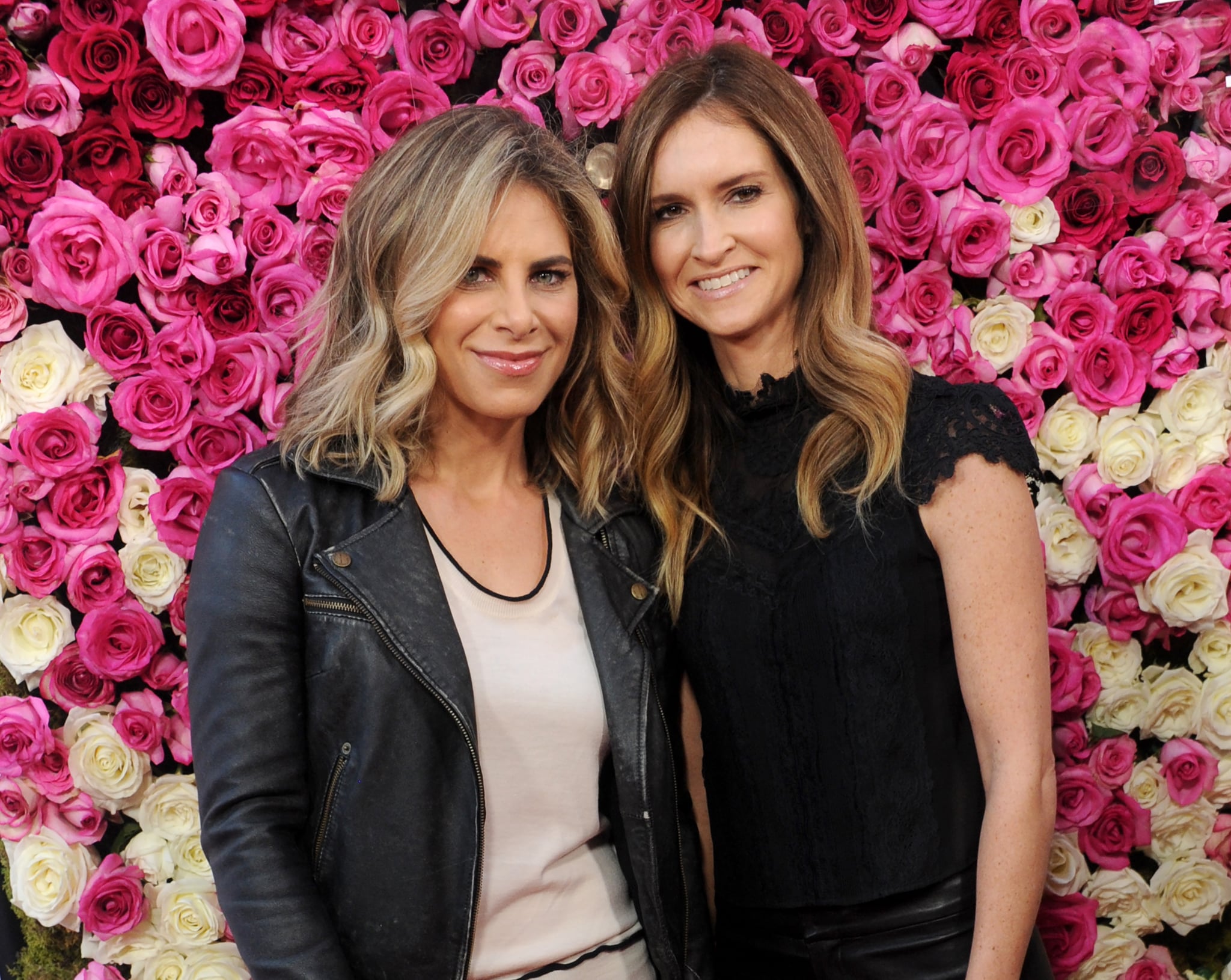 HOLLYWOOD, CA - APRIL 13:  Jillian Michaels and Heidi Rhoades arrive at the Open Roads World Premiere Of 