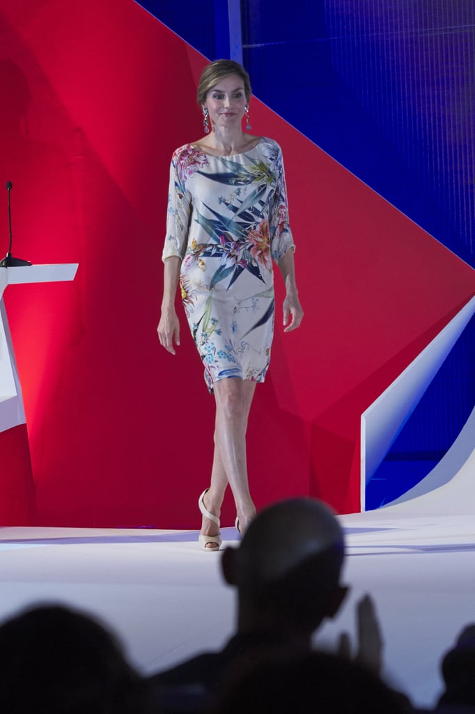 Queen Letizia's Floral Dress