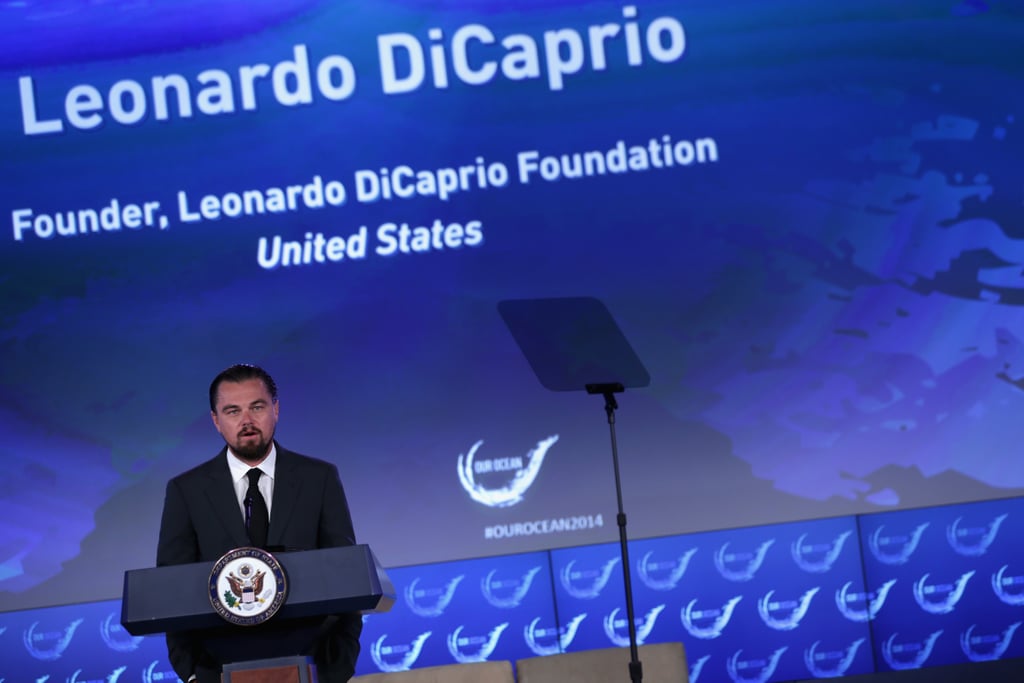 Leonardo DiCaprio at the Our Ocean Conference in DC