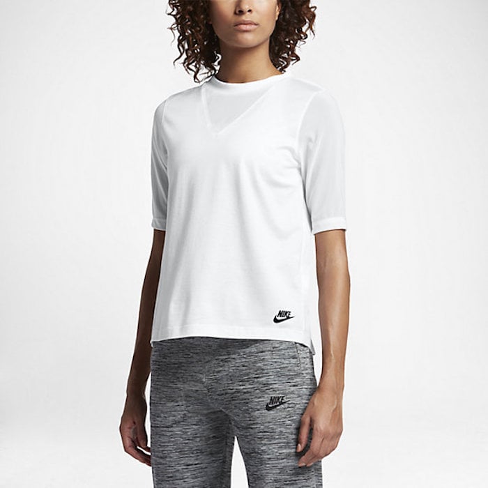 Nike Sportswear Bonded Half-Sleeve Top