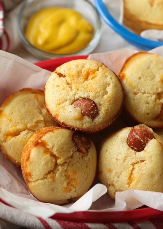 Corn Dogs in a Muffin Tin