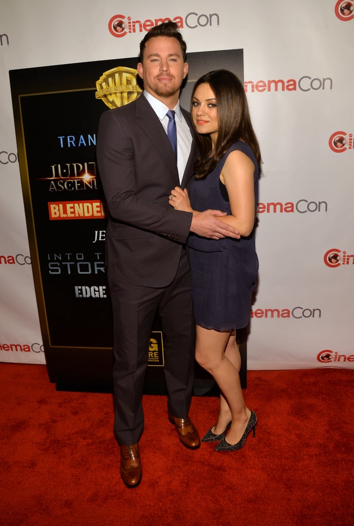 Mila Kunis and Channing Tatum buddied up to promote their new film, Jupiter Ascending, at CinemaCon in Las Vegas.