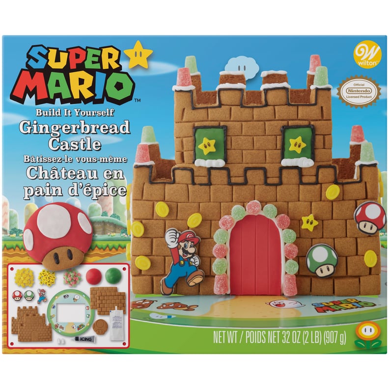 Wilton Build-it-Yourself Super Mario by Nintendo Gingerbread Castle Decorating Kit