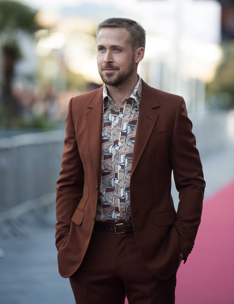 Ryan Gosling Promoting First Man Pictures