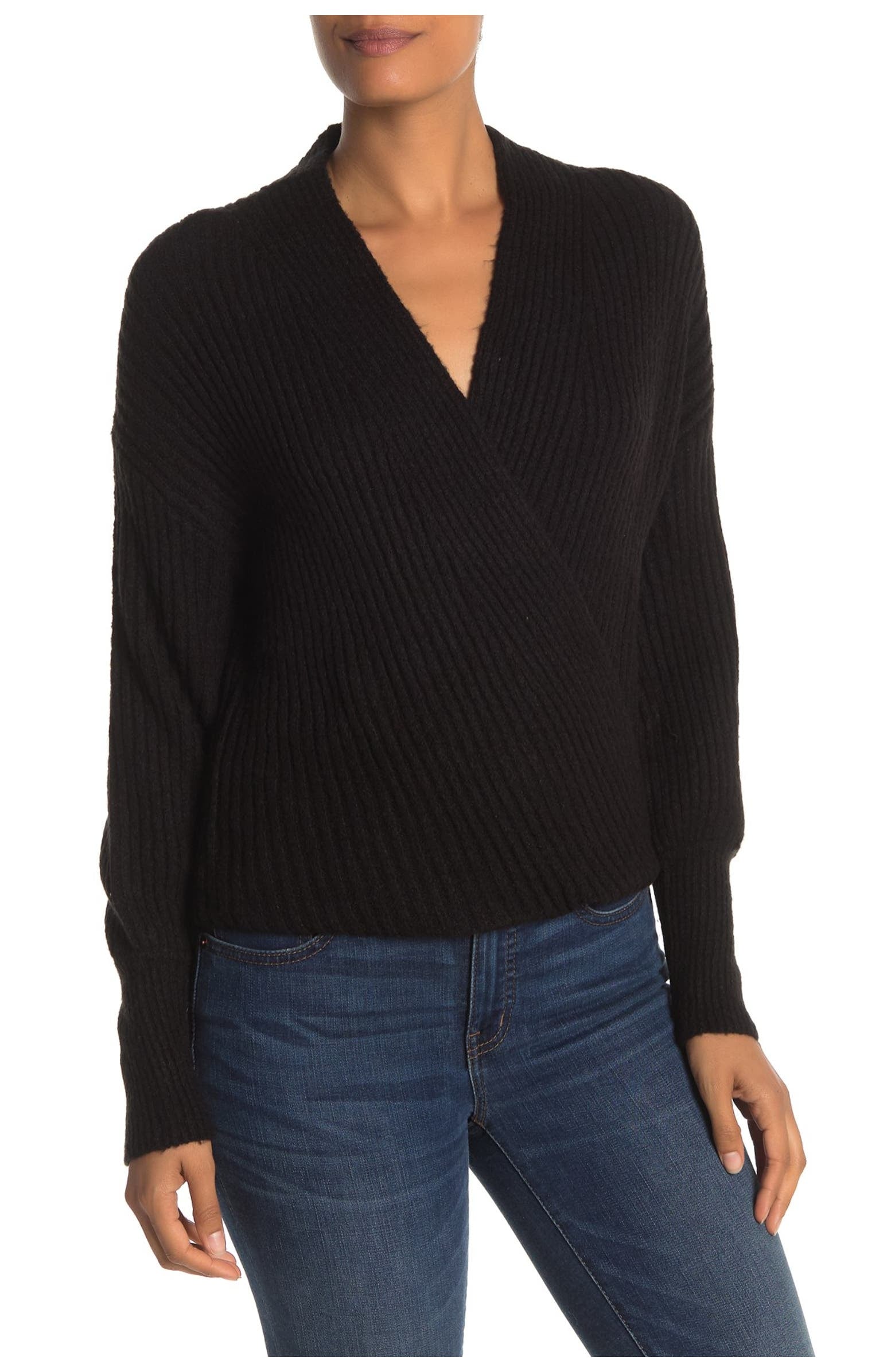 A Cozy Sweater: Max Studio Ribbed Knit 