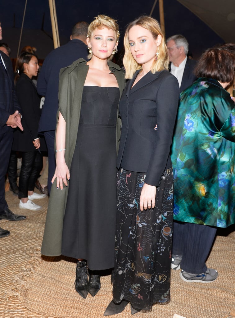 Haley Bennett Cozied Up With Brie Larson | Dior Cruise Show 2018