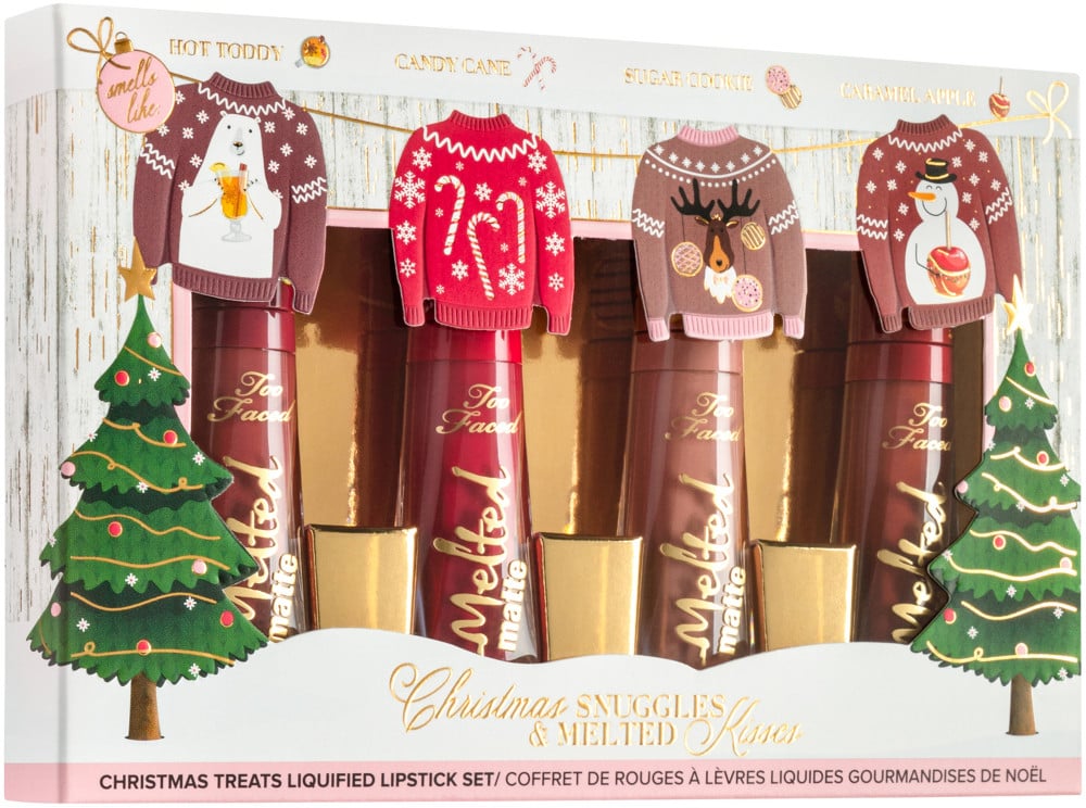 Too Faced Christmas Snuggles & Melted Kisses Liquid Lipstick Set