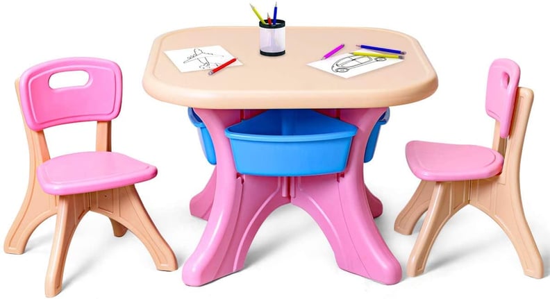 Costzon Kids Table and 2 Chair Set