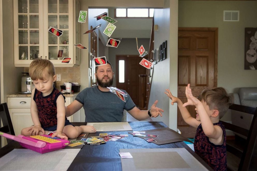 Photo Series Showing Hands-On Dads
