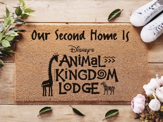 Our Second Home Is Disney's Animal Kingdom Lodge Doormat