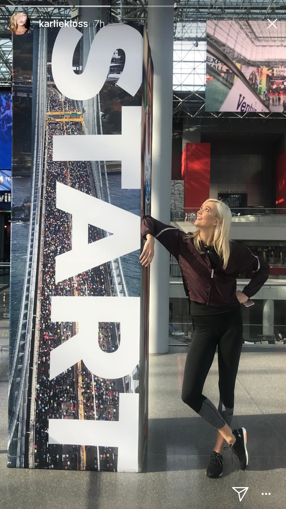 Karlie Kloss Nyc Marathon 2017 Popsugar Fitness