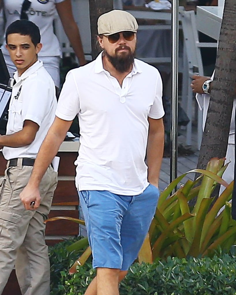 Leonardo DiCaprio turned heads during Art Basel in Miami on Friday.