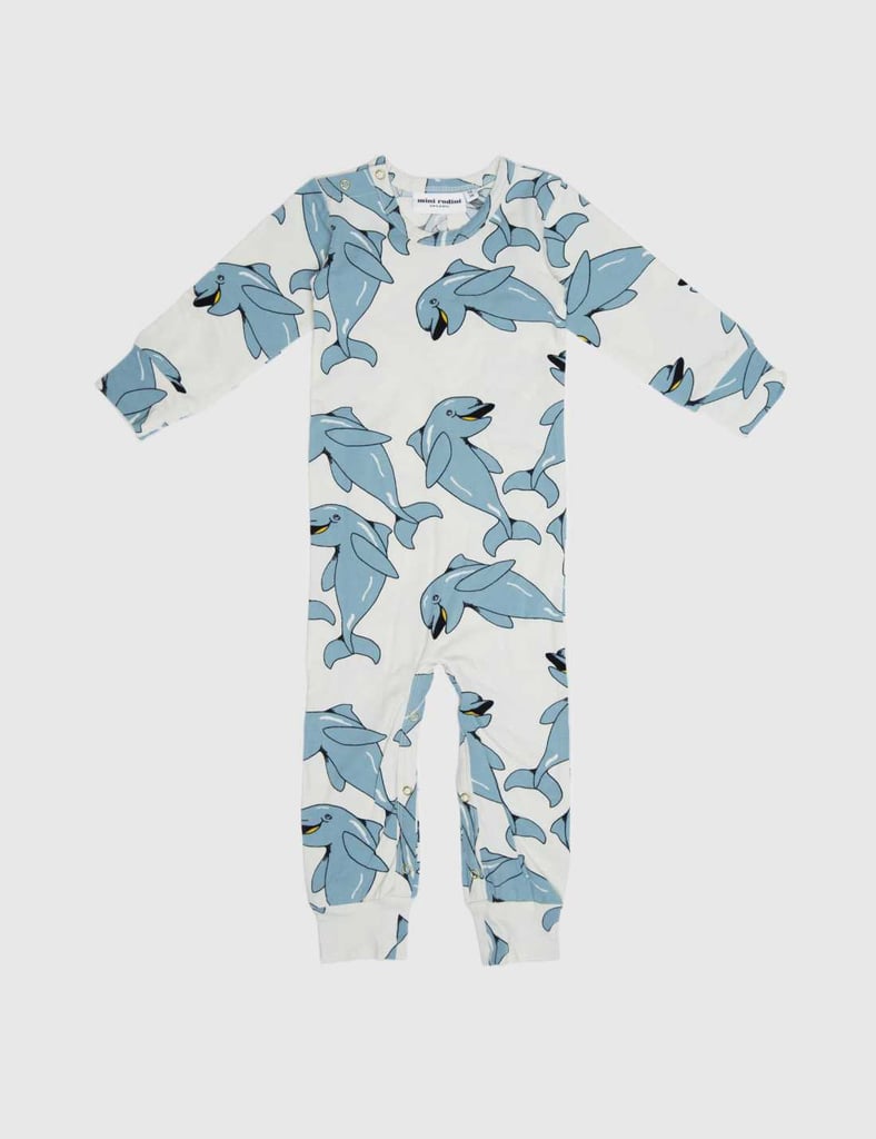 Dolphin-Print Jumpsuit