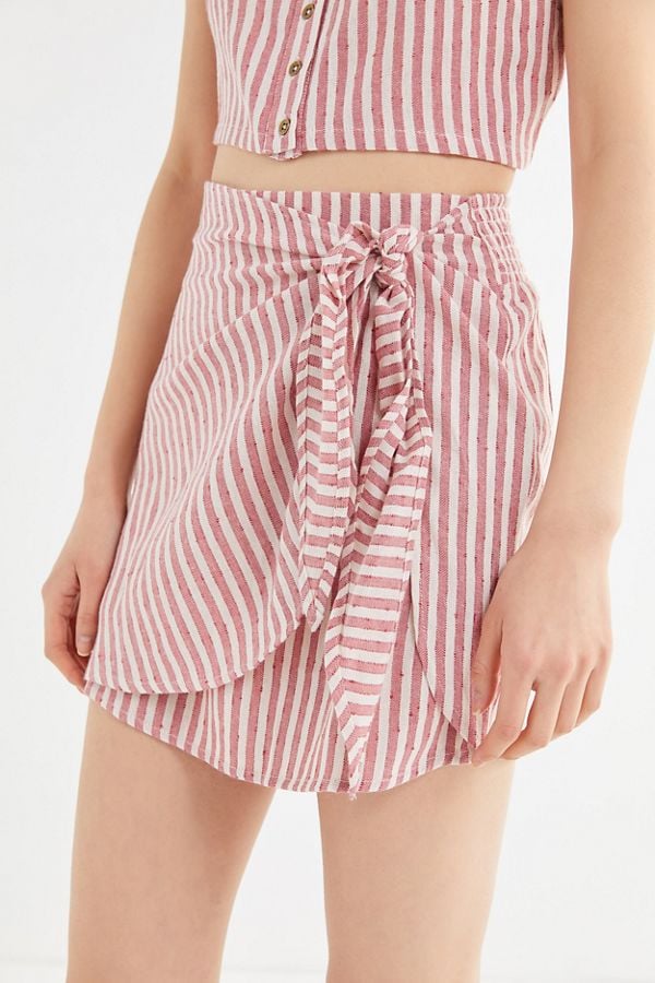 Billabong X Sincerely Jules Beyond The Palm Wrap Mini Skirt