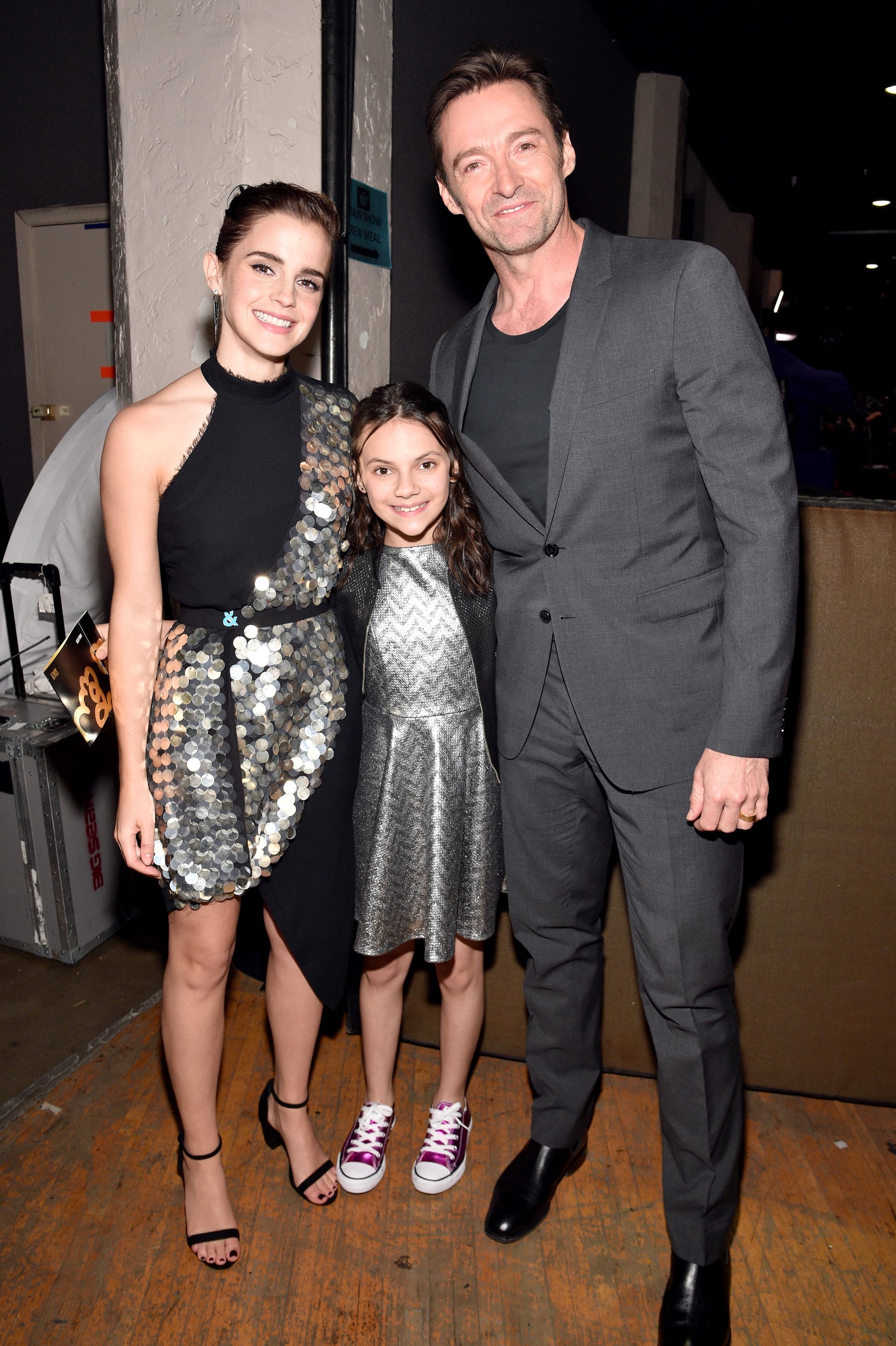 Emma Watson Dafne Keen And Hugh Jackman Every Crazy Sexy And Cool Moment From The Mtv Movie And Tv Awards Popsugar Middle East Celebrity And Entertainment Photo 16