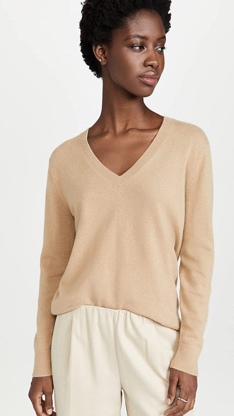 A Timeless Layer: Vince Weekend V-Neck