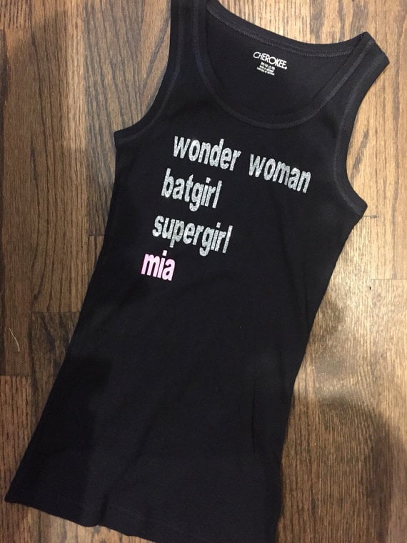 Custom Superhero List Tank Top