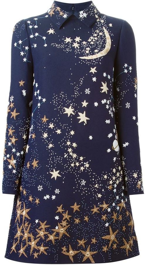 Valentino Cosmo Beaded A-line Dress ($10,500)