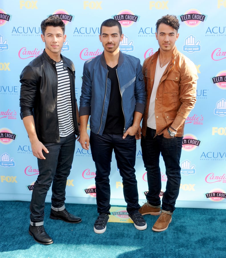 The Jonas Brothers at the Teen Choice Awards in 2013