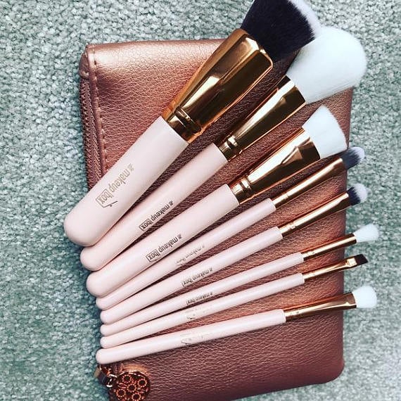 The Makeup Box London 8-Piece Makeup Brush Set